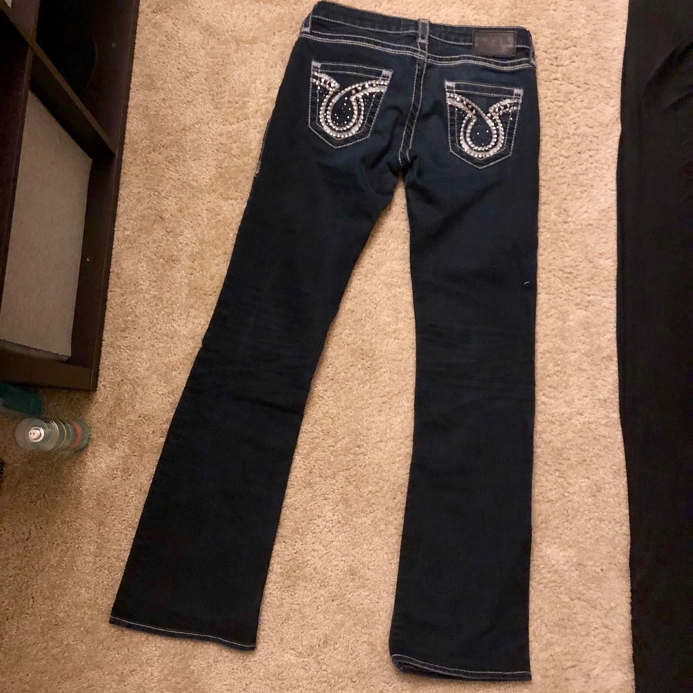 Dark Denim Big Star LIV boot cut jeans - Picture 2 of 3